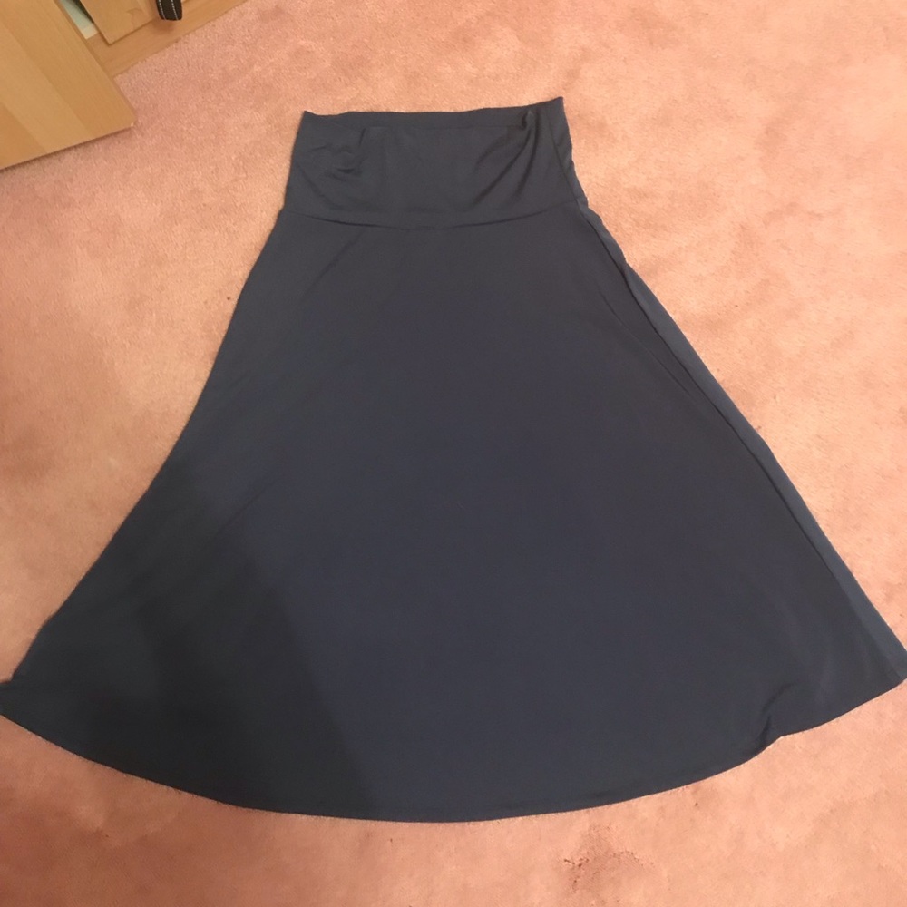 Lularoe Azure Slate Gray skirt